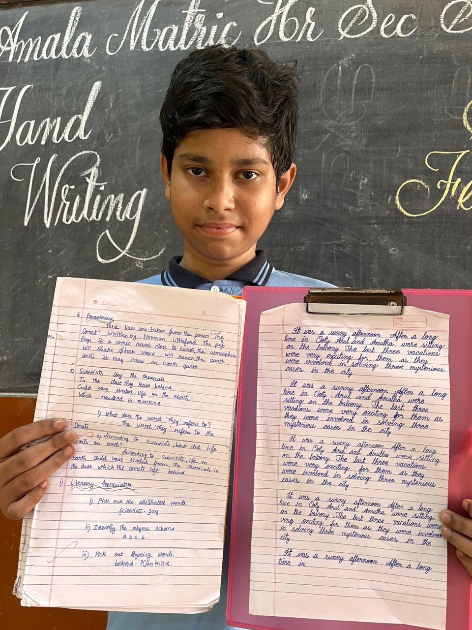 Before handwriting