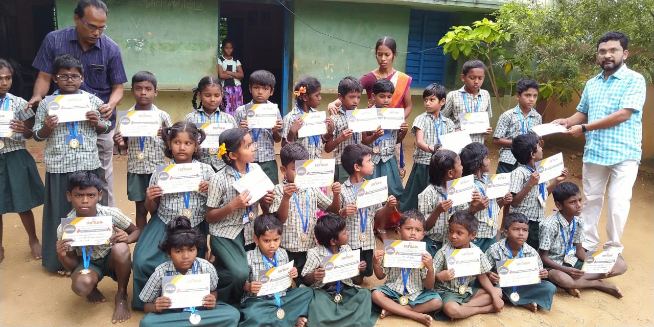 Kids writing